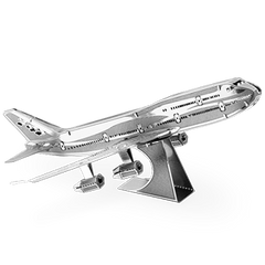 Commercial Jet, сборная металлическая модель Metal Earth 3D MMS004