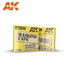 Маскувальна стрічка, ширина 12 мм, довжина 20 м (AK Interactive 8204 Masking Tape)