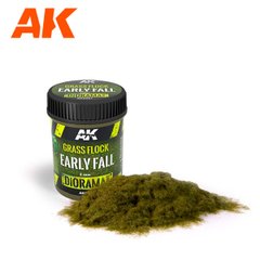 Трава штучна Grass Flock Early Fall для макетів та діорам, висота 2 мм, 250 мл (AK Interaktive AK8221)