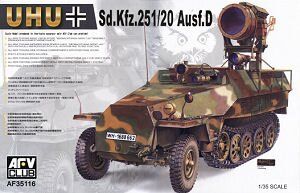 Sd.Kfz.251/20 ausf.D UHU полугусеничный бронетранспортер 1:35