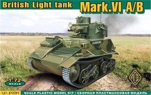 1/72 Mark.VIA/B британський легкий танк (ACE 72291), збірна модель