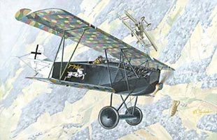 1/72 Fokker D.VII Alb рання модифікація, літак Першої світової (Roden 033) збірна модель