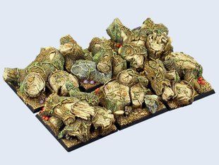 MicroArt Studio Bases - Forest Bases, 40x40mm (2) - MNART-BB05S03A
