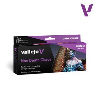 Набір фарб "Нежить і хаос: Non Death Chaos", 8 фарб по 18 мл, акрилові (Vallejo Game Color 72191 Paint Set)