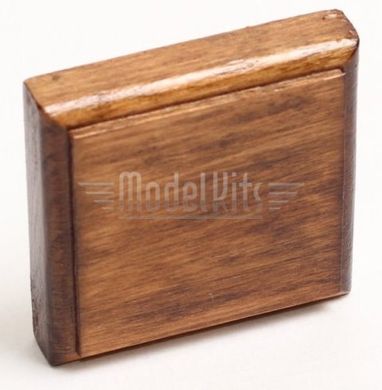 Подставка квадратная деревянная, 47х47 мм, орех