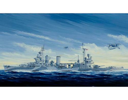 1/350 USS San Francisco CA-38 образца 1944 года, американский крейсер (Trumpeter 05310), сборная модель