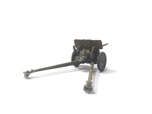 1/72 Ф-22 образца 1936 года, советская противотанковая пушка, готовая модель