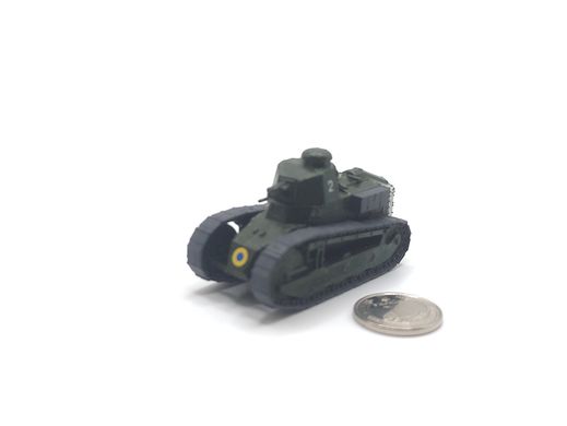 1/72 Танк Renault FT-17, готовая модель авторской работы