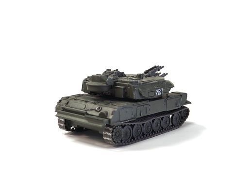 1/72 ЗСУ-23-4 зенітна самохідна установка, серія "Русские танки" від DeAgostini, готова модель (без журналу та упаковки)