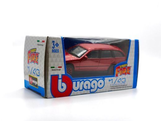 1/43 Автомобіль BMW 325i Touring на українських номерах, серія Street Fire (Burago 12348), готова металева модель