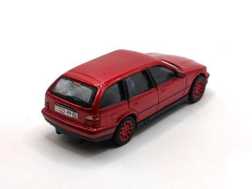 1/43 Автомобіль BMW 325i Touring на українських номерах, серія Street Fire (Burago 12348), готова металева модель