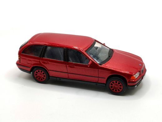 1/43 Автомобіль BMW 325i Touring на українських номерах, серія Street Fire (Burago 12348), готова металева модель