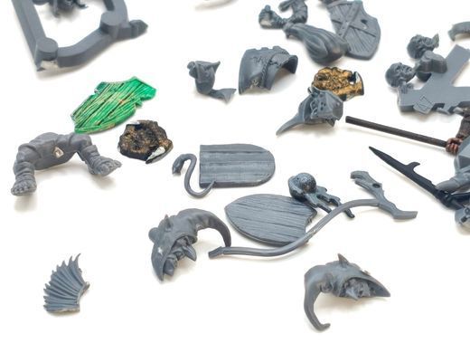 Різні деталі для Warhammer Fantasy Battle/Age of Sigmar (Games Workshop), пластикові