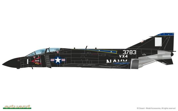 1/48 "Rockin' Rhino" McDonnell Douglas F-4J Phantom II - Limited Edition - (Eduard 1143) + набор афтермаркета