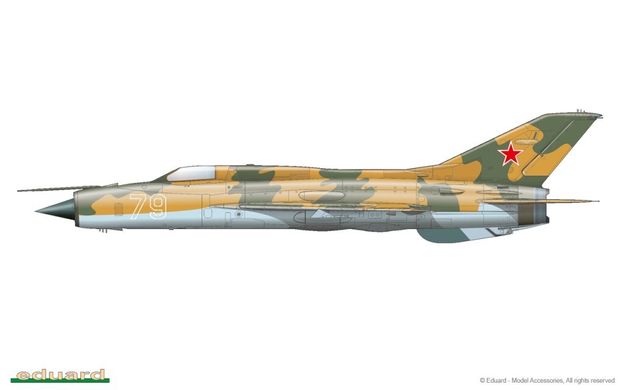 1/48 МиГ-21ПФ советский истребитель -Profi Pack- (Eduard 8236) сборная модель
