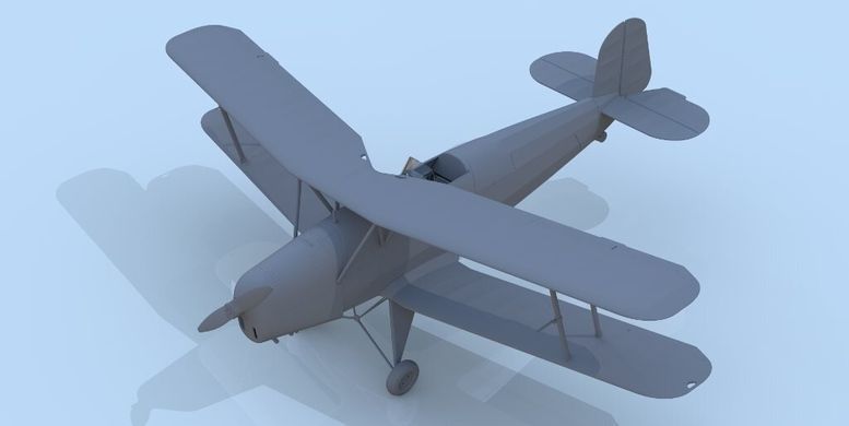 1/32 Bucker Bu-131D германский учебный самолет (ICM 32030), сборная модель