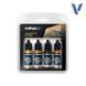 Набір фарб True Metallic Metal "Imperial Gold Paint Set", 4 фарби по 18 мл, акрилові (Vallejo 77252)