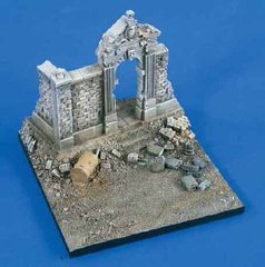 Roadside with Parkwall (Resin Diorama Base) 1:35