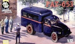 1/72 ПАЗ-653 советский милицейский грузовик (Military Wheels 7229) сборная масштабная модель