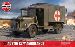 1/35 Austin K2/Y Ambulance санитарный автомобиль, модель с интерьром (Airfix A1375), сборная модель