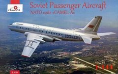 1/144 Туполев Ту-104A1 пассажирский самолет (Amodel 1469) сборная модель