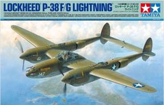 1/48 Lockheed P-38F/G Lightning американский истребитель (Tamiya 61120), сборная модель