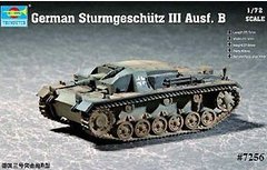 1/72 Sturmgeschutz lll Ausf.B германское штурмовое орудие (Trumpeter 07256) сборная модель