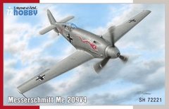 1/72 Messerschmitt Me-209V4 німецький винищувач (Special Hobby SH72221), збірна модель