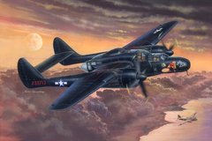 1/32 Northrop P-61B Black Widow тяжёлый ночной истребитель США (HobbyBoss 83209) сборная модель