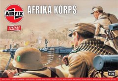 1/76 Німецька піхота Африканського корпусу, Друга світова, 48 фігур, серія Vintage Classics (Airfix 00711v), пластик