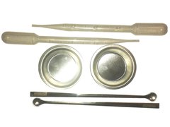 Комплект для розмішування фарби: 2 палітри, 2 шпателя, 2 піпетки (Tagore TG-H6)
