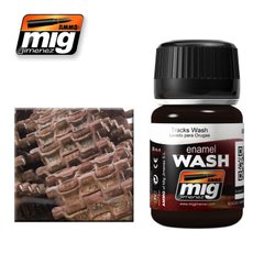 Смывка темно-коричневая для траков, 35 мл (Ammo by Mig A.MIG-1002 Tracks Wash)