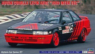 1/24 Автомобиль&nbsp;ADVAN Corolla Levin AE92 "1989 Inter TEC", серия Historic Car Series (Hasegawa 21137), сборная модель