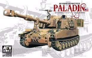 1/35 M109A6 Paladin американська САУ, в комплекті металевий ствол та фототравління (AFV Club AF35248), збірна модель