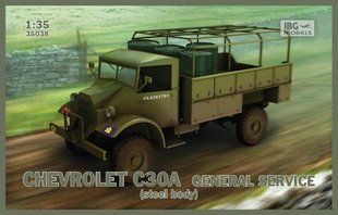1/35 Chevrolet C30A британский грузовик, металлический кузов (IBG Models 35038) сборная модель