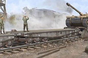 1/35 Залізнична платформа для танків тип SSyms 80 (Trumpeter 00221), збірна модель