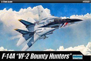 1/72 F-14A Tomcat эскадрильи VF-2 "Bounty Hunters" (Academy 12532) сборная масштабная модель