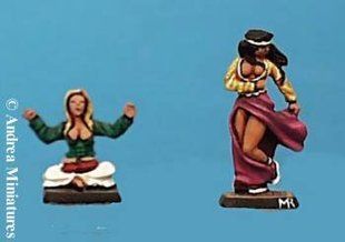 Camelot Танцівниці 30 мм, Andrea Miniatures ANDCA-026