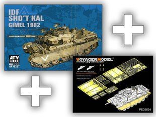 1/35 Танк IDF Sho'T Kal Gimel 1982 + набір фототравління Voyager Model (AFV Club AF35267), збірна модель