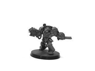 Deathwing Terminator із штурм-болтером та ланцюговим кулаком, мініатюра Warhammer 40k (Games Workshop), пластикова