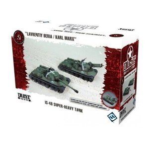IS-48 super heavy tank "Lavrentiy Beria / Karl Marx", 1 танк 2 оружия, под масштаб 40 мм (Dust Tactics DT-052), пластик