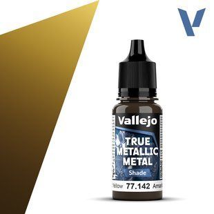 Radiant Yellow - Shade, серія металіків True Metallic Metal, 18 мл (Vallejo 77142)
