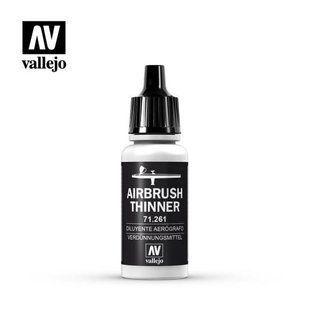 Разбавитель для акриловой краски, 17 мл (Vallejo 71261) Airbrush Thinner