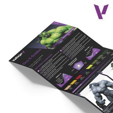 Набір фарб "Орки і гобліни: Orcs and Goblins", 8 фарб по 18 мл, акрилові (Vallejo Game Color 72192 Paint Set)