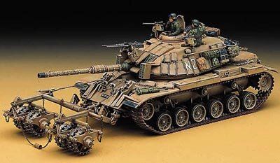 M60A1 с минным тралом израильской армии 1:35