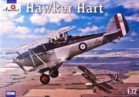 1/72 Hawker Hart (Amodel 72240) сборная модель