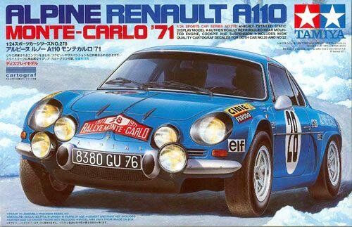 1/24 Автомобиль Renault Alpine A110 "Monte Carlo 1971" (Tamiya 24278)