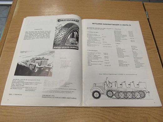 Книга "Die mittleren Zugkraftwagen der Wehrmacht 1934-1945" Reinhard Frank
