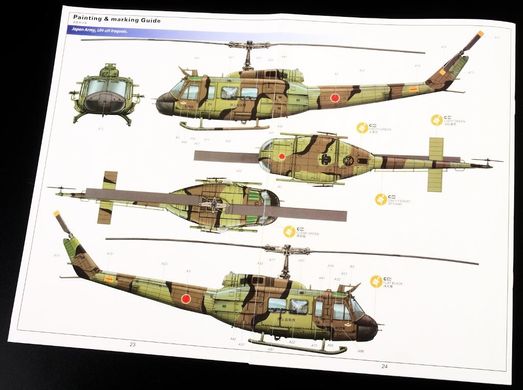 1/48 UH-1D Huey американский вертолет (Zimi Model/Kitty Hawk 80154), сборная модель