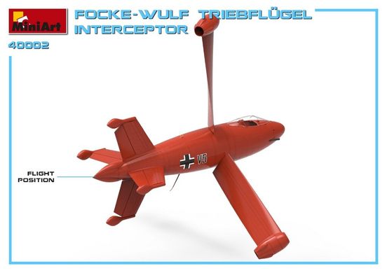 1/35 Focke-Wulf Triebflugel німецький перехоплювач, серія "What if..." (MiniArt 40002), збірна модель
